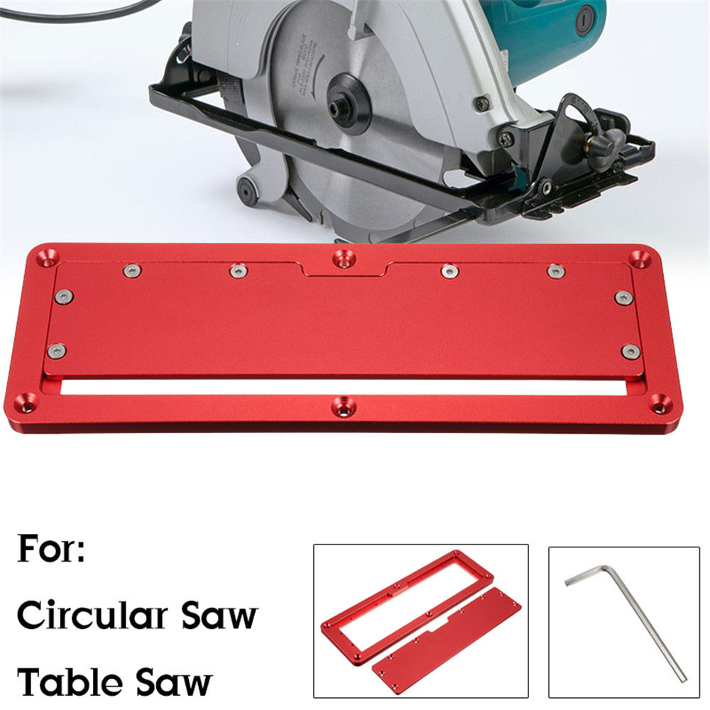 Electric Circular Saw Flip Cover Plate Aluminum Alloy Flip-Floor Table Special Embedded Cover Plate Adjustable 45-90 Degrees