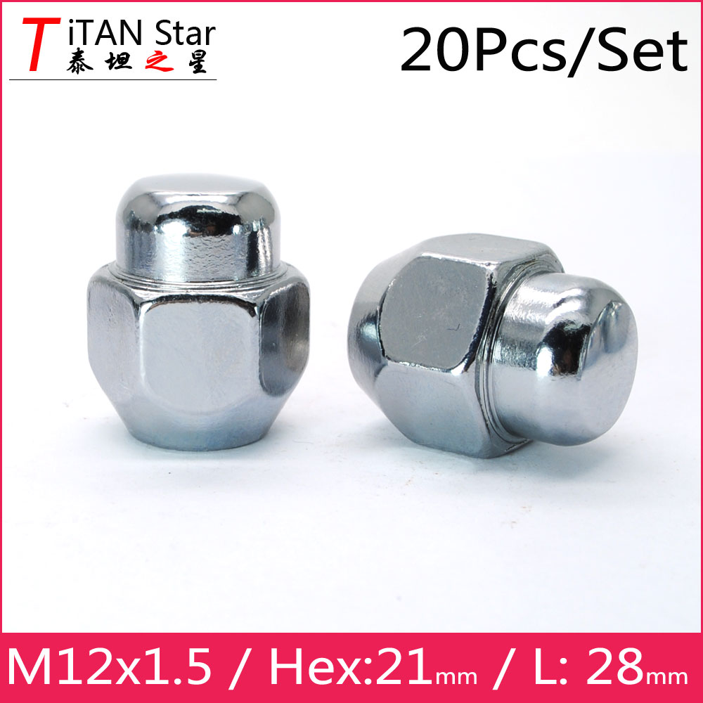 20 pcs M12x1.5 KIA Tyre Wheel Lug nut Suitable for K2 K3 KX3 K4 K5 KX5 k9 SORENTO BORREGO Cadenza Sportage Forte cerato SHUMA