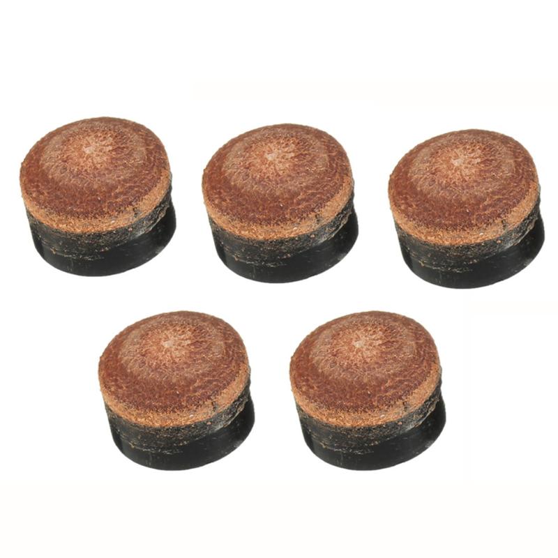 5pcs Billiard Replacement Set Pool Cue Tips 12mm Pool Billiard Cue Stick Ferrules 5x Screw-On Tips for Snooker Hot Sale