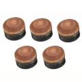 5pcs Billiard Replacement Set Pool Cue Tips 12mm Pool Billiard Cue Stick Ferrules 5x Screw-On Tips for Snooker Hot Sale