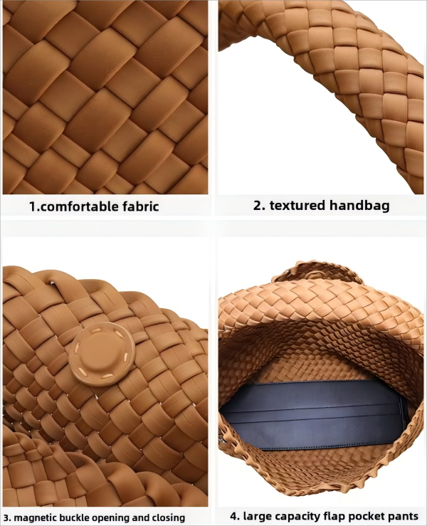 Handmade woven handbag