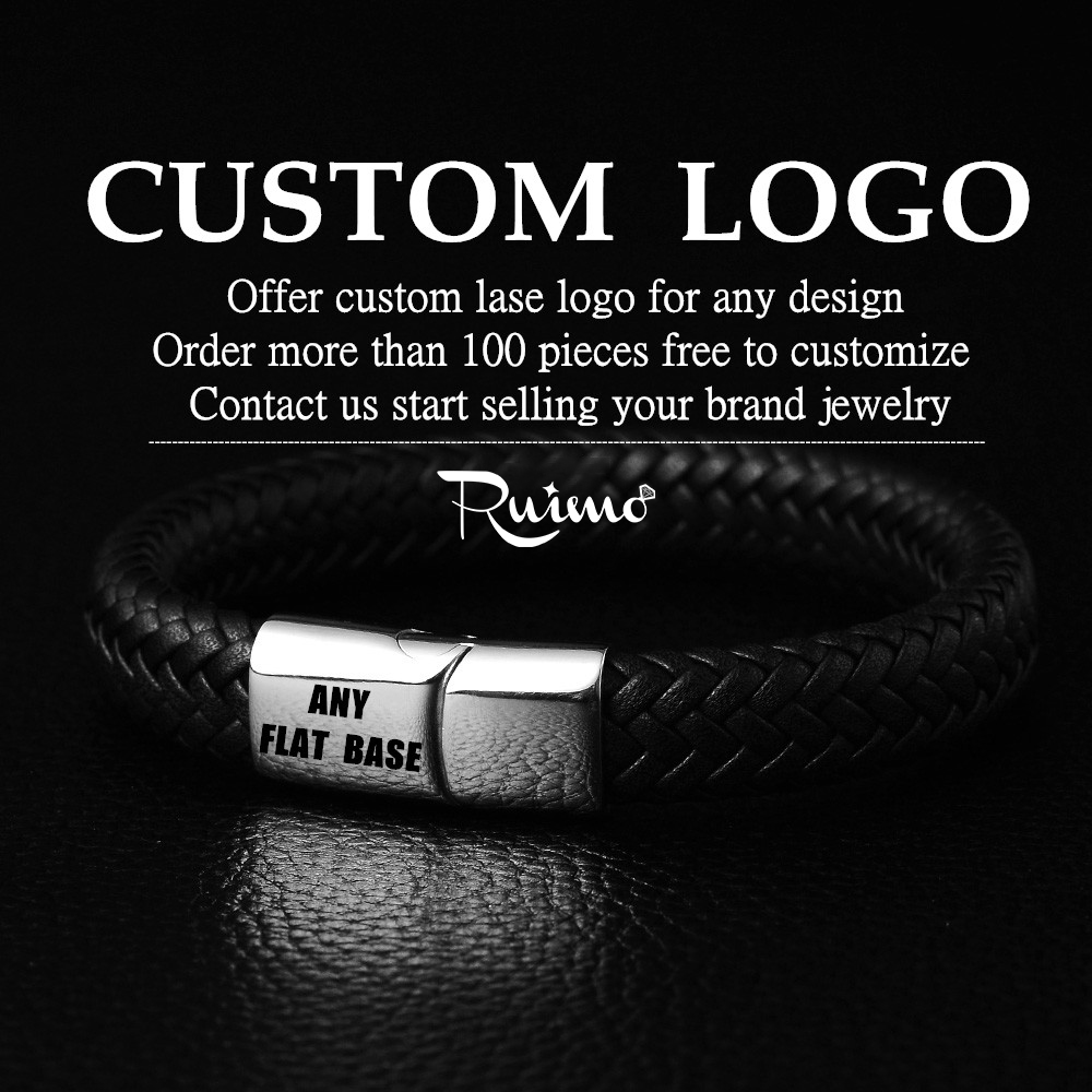 RUIMO 316l Stainless Steel Two-sided LOVE Letter Anchor Pendants Fit DIY Necklace & Bracelet Connector Charms Jewelry Making