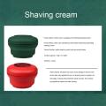 1 Pcs Shaving Cream Men's Mustache Shaving Soap Round Facial Care Goat Milk Beard Shaving Cream Tool Shave Soap Removal