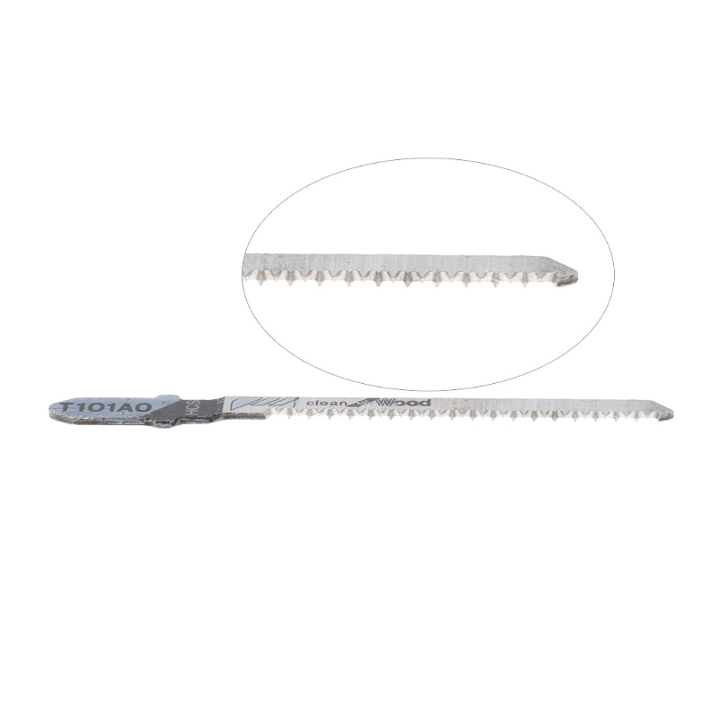 T101AO HCS T-Shank Jigsaw Blades Curve Cutting Tool Kits For Wood Plastic 5PCS/SET