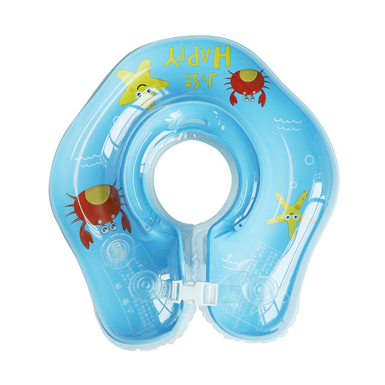 Safety Bath Baby Neck Float Ring Inflatable Rings 2