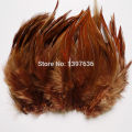 50 pcs Brown Rooster Plumas 4-6 inch / 10-15 cm Pheasant tail chicken feathers for craft hat mask Dreamcatcher decoration plumes