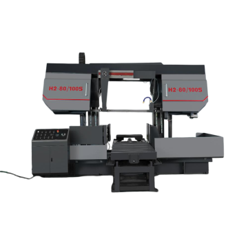 H280 100S Band Saw with Extended Roller Table