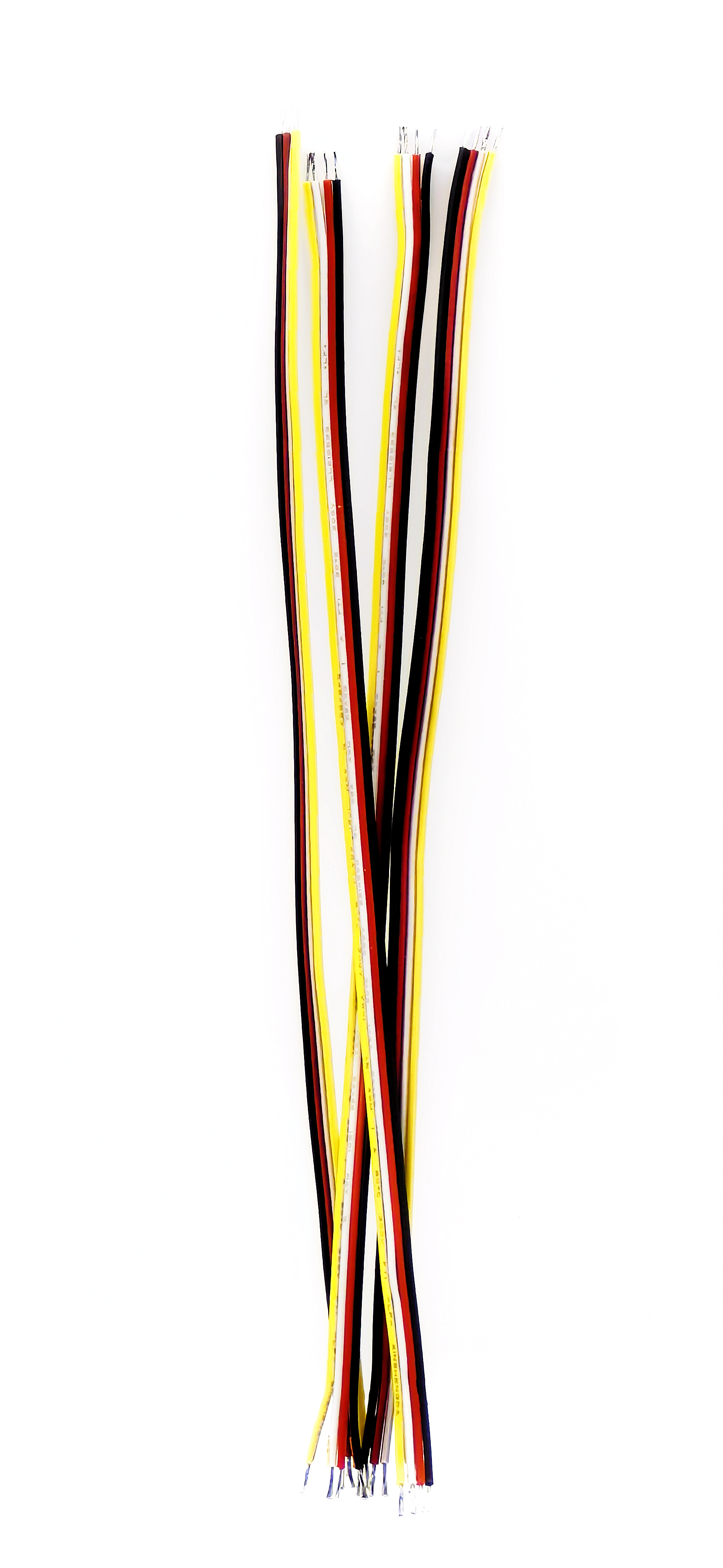 Cable:Twisted Wire (Yellow/White/Red/Black), Total Length 160mm, Tinned