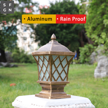 pillar light gate light for outdoor lighting IP54 Waterproof post light Die-cast Aluminium lamp