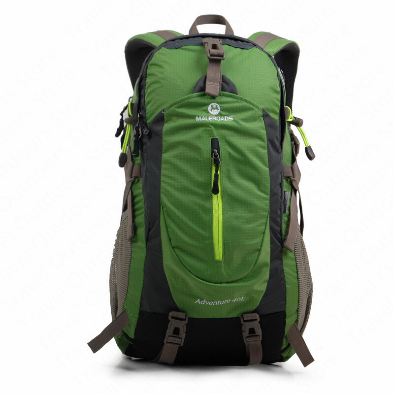 Maleroads Maleroads Outdoor Climbing Backpacks Camping Bag Waterproof 40L Hiking Backpacks With Rain Cover Waterproof Sport Bag
