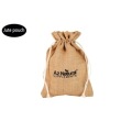 Promotion jute drawstring bag from factory