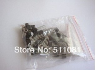 S9012 S9013 S9014 A1015 C1815 S8050 S8550 2N3904 2N3906 A42 A92 A733,17valuesX10pcs=170pcs,Transistor Assorted Kit