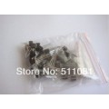 S9012 S9013 S9014 A1015 C1815 S8050 S8550 2N3904 2N3906 A42 A92 A733,17valuesX10pcs=170pcs,Transistor Assorted Kit