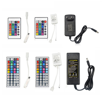 12V 3A 5A Power Supply RGB Remoter for 5050 3528 LED Strip Light LED driver Lighting Transformer RGB Dimmer Controller Connector