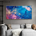 Nordic Style Abstract Color Canvas Painting Marble Pattern Wall Art for Living Room Watercolor Painting Wall Posters and Prints