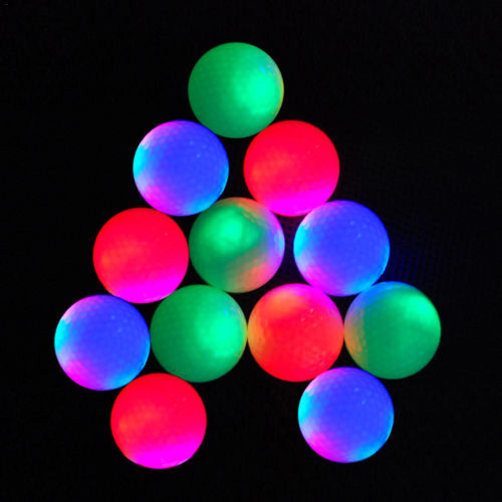 Golf Constantly Bright Ball Glowing Ball Golf LED Glow Ball Glowing Golf Ball Accessories Random Color