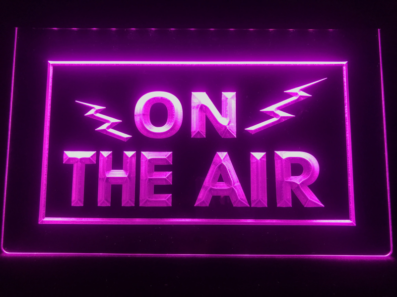 I066 ON THE AIR Radio Recording Studio LED Neon Light Sign