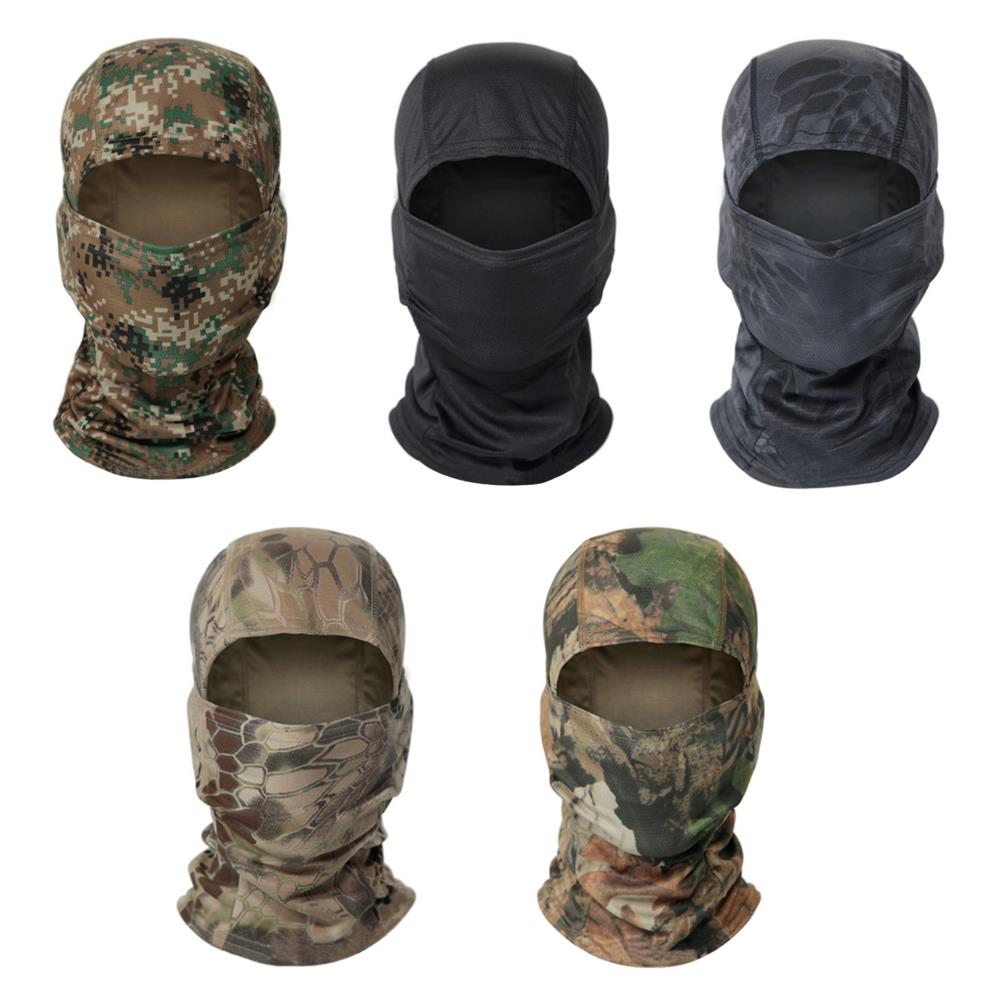 Tactical Camouflage Balaclava Full Face Mask Military Outdoor Camo Cycling Face Cover Ski Mask Snowboard Hiking Scarf Cap