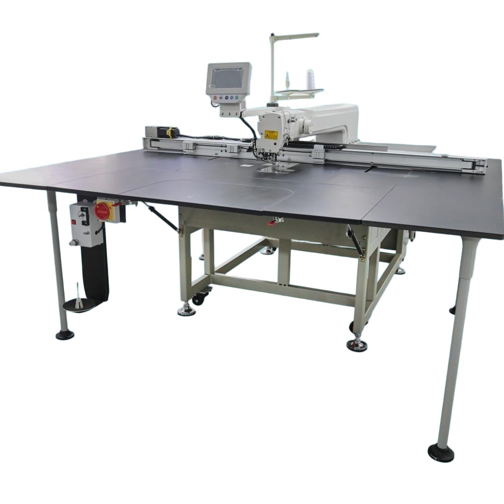  HM-12090 Programmable Flat-Bed Industrial Sewing Machine with High-Speed Motor CE Certified 750W Power 130x90mm Dimensions (4)(1)