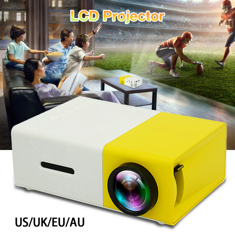 2020 NEW YG300 LCD Projector Led Projector HD 1080P Resolution Ultra Portable Home Theater 2020 Compatible HDMI Phone Laptop Etc