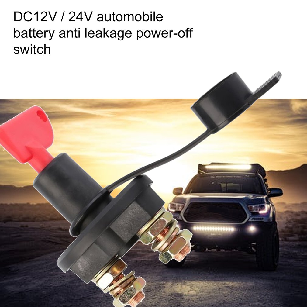 New 12V/24V Universal Automobile Car Truck Boat Battery Isolator Disconnect Cut Off Power Kill Switch Waterproof Switch