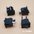 10PCS KCD1-104 Ship Type Switch 15*21mm 4Pin 90 Degree Curved Needle ON-OFF Boat Rocker Switch 6A/250V 10A/125V Power Switch