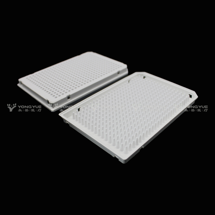 40ul 384 Well Pcr Plate Full Skirt White Frame White Tube