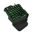 Ergonomic Design Single Hand USB Wired 35 Keys Gaming Keypad Keyboard RGB LED Backlight Keyboard For G30 PUGB LOL