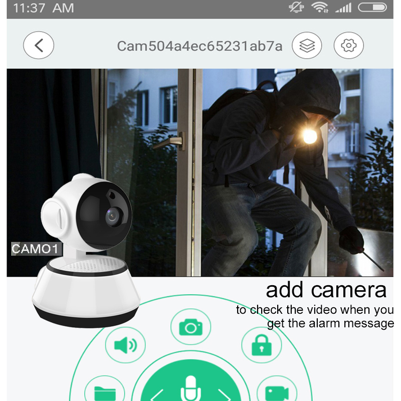 wofea WIFI RF Gataway Home Security Alarm System DIY KIT IOS&Android Smartphone App smart host V10