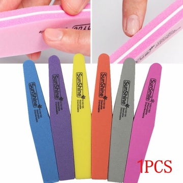 1pcs Manicure Nail Files For Manicure 80/100 Strong Thick Sandpaper Sanding Nails File Buffs Buffing Grey Nail Care Tool