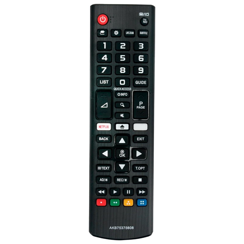 Replaced Remote Control AKB75375608 for LG TV