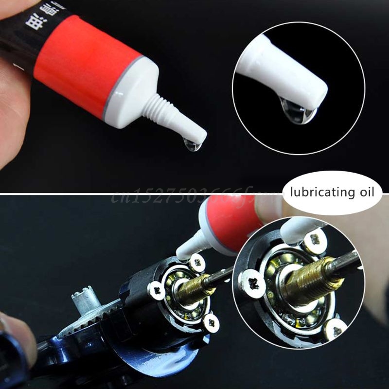 2pcs Fishing Reel Special Lubricant Oil Fishing Lubricating Grease Metal Sprocket Bearing Lubrication Grease Fishing Accessories