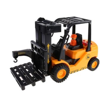 Electric remote control forklift toy construction toy for children