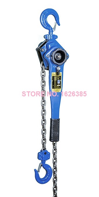 0.75T--1T 3--6M Heavy duty lifting lever chain hoist,CE certificate hand manual lever block crane lifting sling material