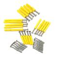 50sets Plastic Expansion Tube Expansion Seth Anchor Bolt Wall Plug Bolts Screw M4*20mm M5*25mm