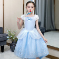 Snow Girls Dress Princess Costume Halloween Carnival Children Dress up Kids Elsa Dresses for Girls Clothing Size 4-10 Years