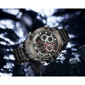NAVIFORCE Men Watches Chronograph Sport Clock Dual Display Quartz 2020 Analog Digital 3ATM Waterproof Wristwatch Black 46mm New