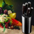 XITUO kitchen knife holder stainless steel round multi-function knife holder Damascus chef cleaver special storage kitchen tool