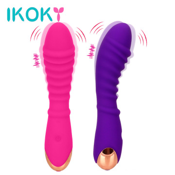 IKOKY 20 Speed Vibrator Dildo Clitoris Stimulation Vaginal Massage Silicone Female Masturbation Sex Toys for Woman USB Charg
