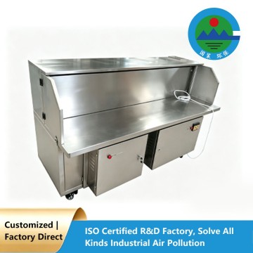 Integrated Fume Purification BBQ Trolley
