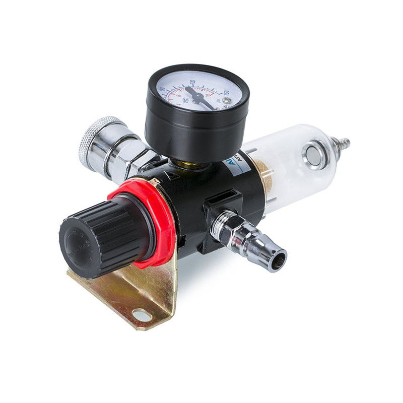 Maisi 1/4" BSP Air Gauge Water Separator Trap For Air Compressor Filter and Filter Pressure Regulator Pneumatic Parts