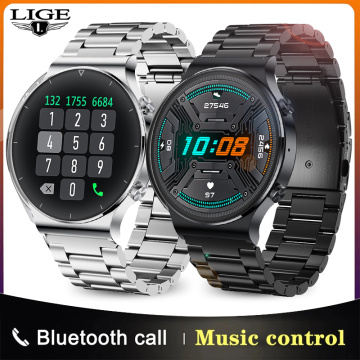 LIGE 2020 New Smart Watch Men Full Touch Screen Sports Fitness Watch IP68 Waterproof Bluetooth For Android ios smartwatch Mens