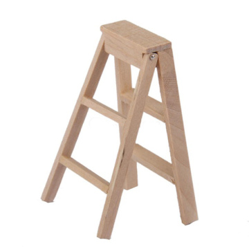 LCLL-1:12 Dollhouse Miniature Furniture Wooden Ladder