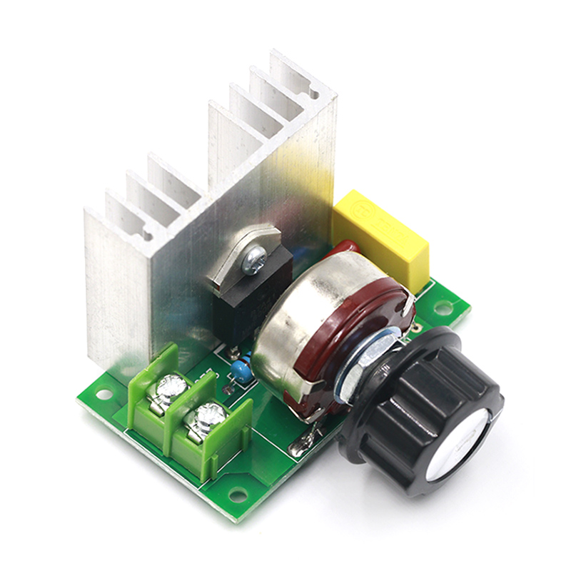 4000W SCR Electronic Voltage Regulator Speed Controller Control Board Governor Dimmer High Power Module AC 220V Resistive Load