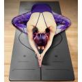 Yoga Mat natural rubber Enlarged Fitness Mat non-slip Yoga Mat Gym Exercise Mat with Position Line Pad Pilates mat free yoga bag