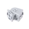 Zinc Alloy Flexible Hinge Pivot Joint Connector For Aluminum Extrusion Profile Activity hinge