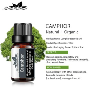 Camphor Essential Oil Natural 10ML Pure Essential Oils Aromatherapy Diffusers Oil Healthy immune Air Fresh Care