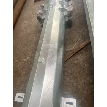 Galvanized Steel Electric Pole Design For Electrical Power Transmission