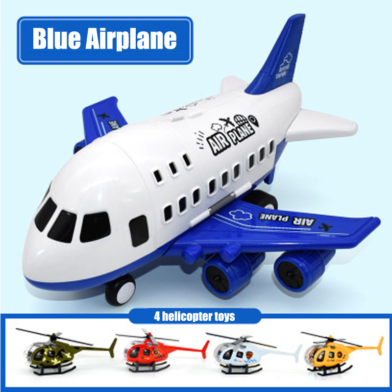 Simulation Track Inertia Children's Toy Aircraft Large Size Passenger Plane Kids Airliner Toy Storage Alloy Car Trucks Vehicles
