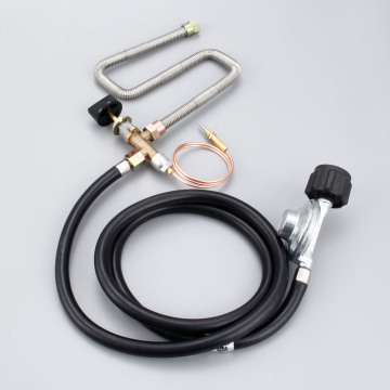 Propane Fire Pit Fireplace Parts Gas Control Valve System Regulator Valve With Hose 600mm Universal M8 Thermocouple